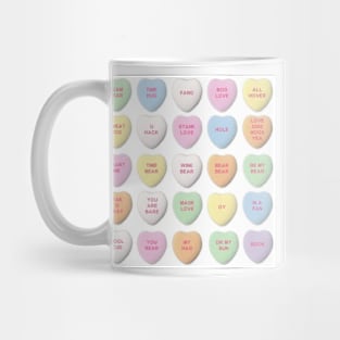 AI Generated Love Hearts Mug